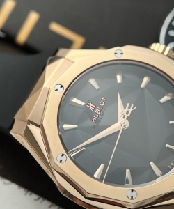 hublot 1:1 watch orlinski king gold black dial 40mm