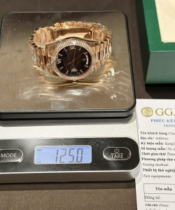 Rolex rep day-date rose gold wrapped lava dial 40mm