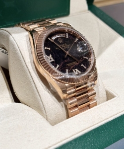 Rolex rep day-date rose gold wrapped lava dial 40mm