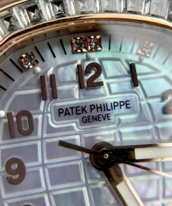 Patek Philippe aquanaut 5072r gold wrapped moissanite diamond 35.6mm