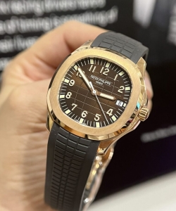 Patek Philippe aquanaut 5167 gold wrapped chocolate dial 3k 40mm