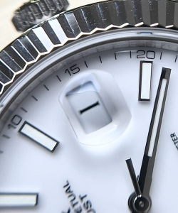 Rolex datejust 126334 white enamel 41mm