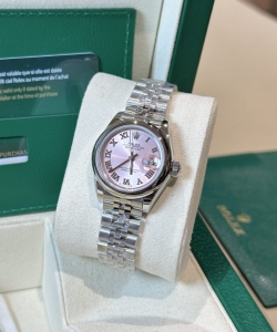 Rolex datejust jubilee strap pink dial ew 31mm