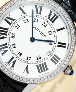 cartier ronde natural diamond 1:1 watch for women 36mm