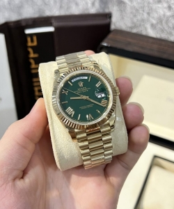 Rolex day-date 228238 green dial refined 166gr gm v2 40mm