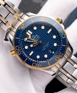 omega seamaster demigod 1:1 watch blue dial 42mm