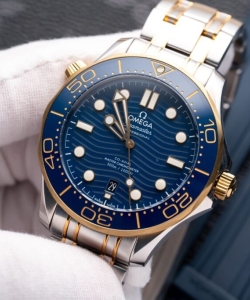 omega seamaster demigod 1:1 watch blue dial 42mm