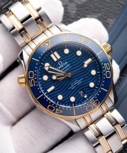 omega seamaster demigod 1:1 watch blue dial 42mm