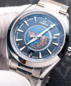 omega seamaster aqua-terra blue dial 43mm