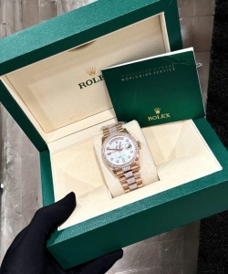 Rolex day-date gold wrapped moissanite diamonds hong kong 36mm