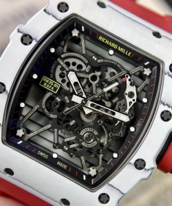 Richard Mille rm35-01 rafael nadal red rubber strap 1:1 watch 42mm