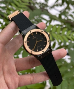 hublot classic fusion ceramic demi gold 1:1 watch jjz 42mm