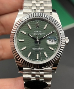 Rolex datejust 126234 green dial 36mm