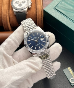 Rolex datejust 126334 blue fold dial 41mm