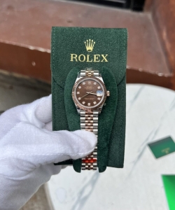 Rolex datejust chocolate dial 31mm