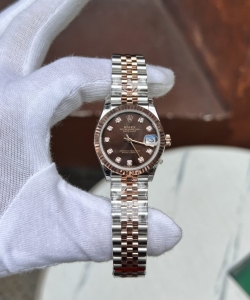 Rolex datejust chocolate dial 31mm