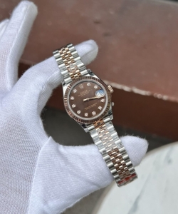 Rolex datejust chocolate dial 31mm