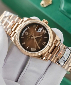 Rolex day-date 128235 dial chocolate weight 158gram 36mm