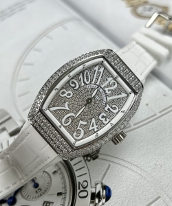 franck muller v32 women’s full white diamonds abf 36mm