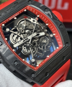 Richard Mille rm055 carbon ntpt 1:1 watch red bbr 45mm