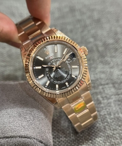 Rolex sky dweller 326935 rhodium dial 42mm