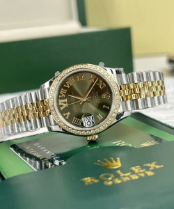 Rolex datejust women’s 1:1 watch with stone bezel 31mm