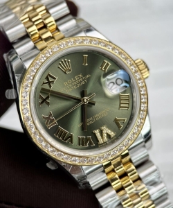 Rolex datejust women’s 1:1 watch with stone bezel 31mm