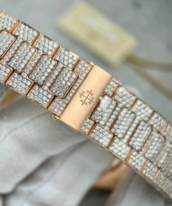 Patek Philippe 5711 with moissanite diamond refined 3k 40mm