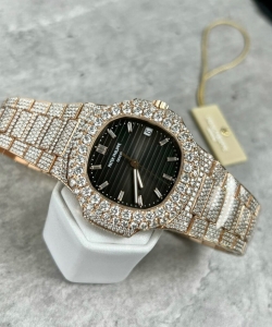 Patek Philippe 5711 with moissanite diamond refined 3k 40mm