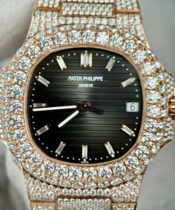 Patek Philippe 5711 with moissanite diamond refined 3k 40mm