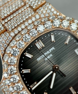 Patek Philippe 5711 with moissanite diamond refined 3k 40mm