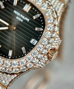 Patek Philippe 5711 with moissanite diamond refined 3k 40mm