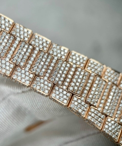 Patek Philippe 5711 with moissanite diamond refined 3k 40mm