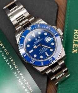 Rolex submariner date 116619lb 1:1 watch blue clean 40mm