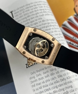 Richard Mille rm007 1:1 watch rose gold with full stone 36mm