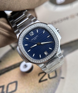 Patek Philippe nautilus 7118 blue dial stone bezel 35.2mm