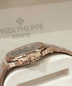 Patek Philippe nautilus 5712 gold wrapped chocolate dial grf 40mm