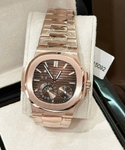 Patek Philippe nautilus 5712 gold wrapped chocolate dial grf 40mm