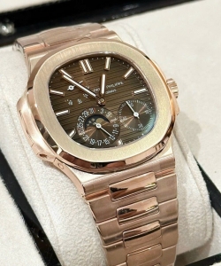 Patek Philippe nautilus 5712 gold wrapped chocolate dial grf 40mm