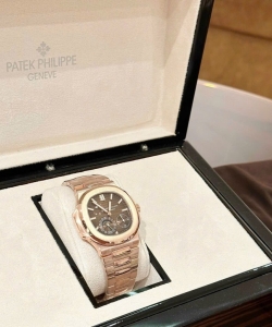 Patek Philippe nautilus 5712 gold wrapped chocolate dial grf 40mm