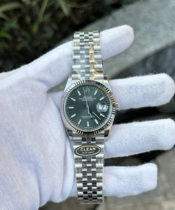 Rolex datejust 126334 green dial jubilee strap 36mm