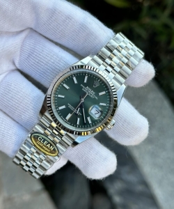 Rolex datejust 126334 green dial jubilee strap 36mm