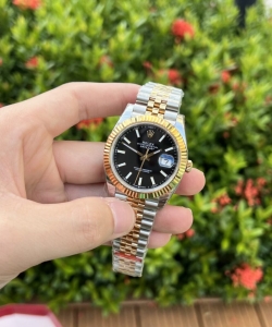 Rolex datejust 1:1 watch demi black dial 41mm