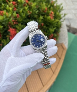 Rolex datejust blue dial 1:1 watch jubilee strap 36mm