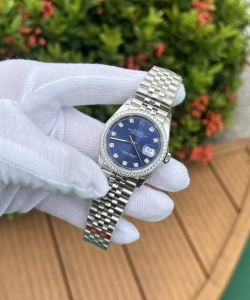 Rolex datejust blue dial 1:1 watch jubilee strap 36mm