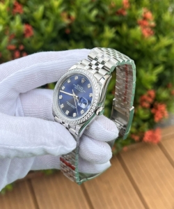 Rolex datejust blue dial 1:1 watch jubilee strap 36mm