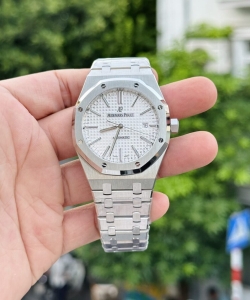 audemars piguet royal oak 15400st white dial aps 41mm