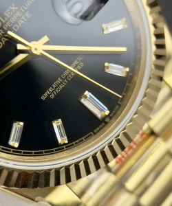 Rolex day-date 228238 black dial 40mm