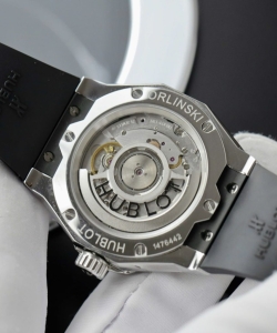 hublot orlinski white dial custom moissanite diamonds hong kong 40mm