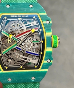 Richard Mille rm67-02 case green carbon refined super light 37 grams 38.7 47.52mm